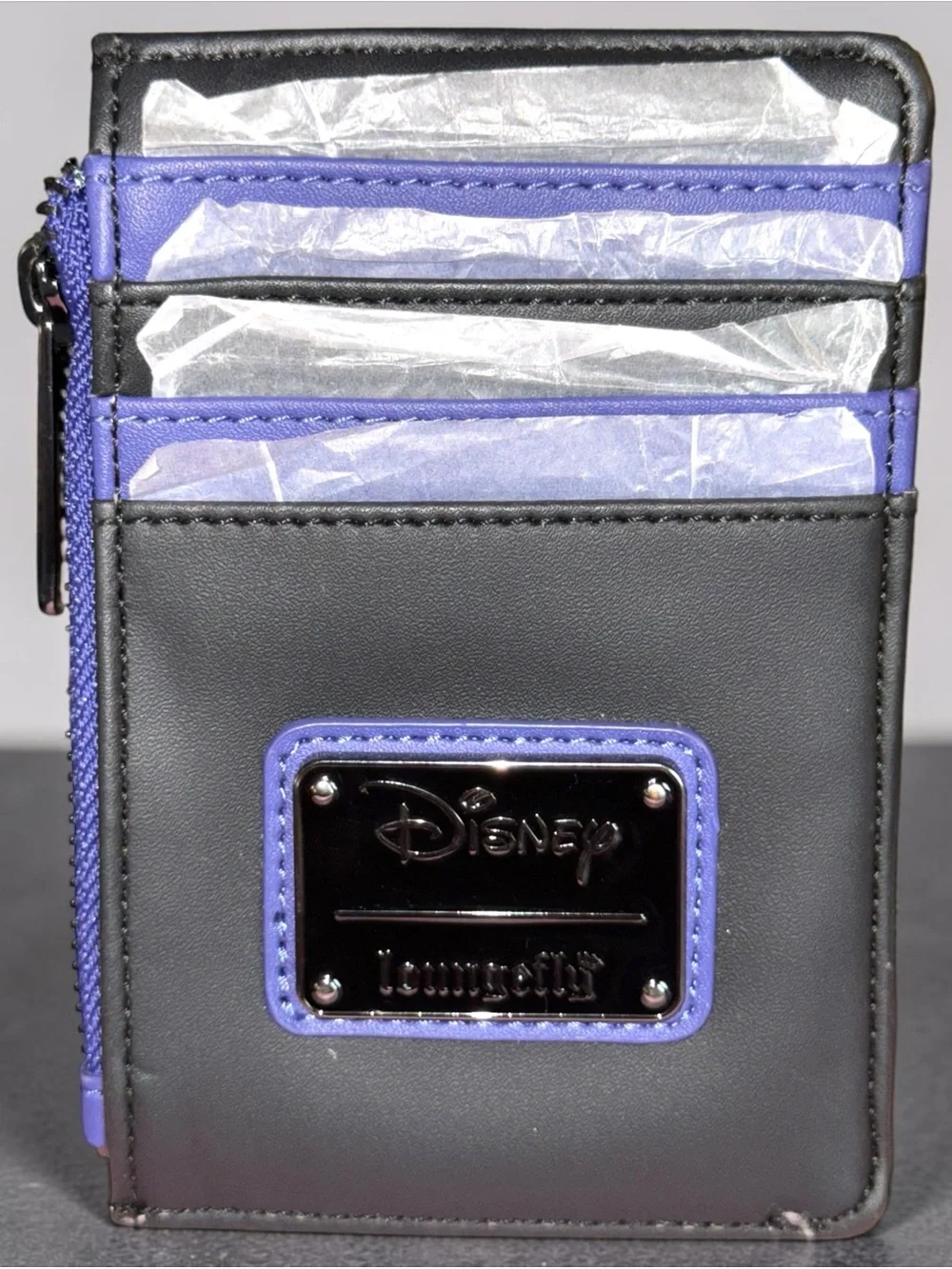Loungefly Haunted Mansion the Black Widow Portrait Lenticular Cardholder